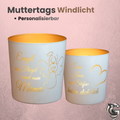 Personalisiertes Muttertags-Windlicht „Engel ohne Flügel“