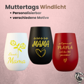 Muttertags-Windlicht mit Gravur – liebevolles Geschenk für Mama