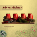 Adventslichter für Adventskränze und Weihnachtsdekoration zum selber basteln (Kopie)