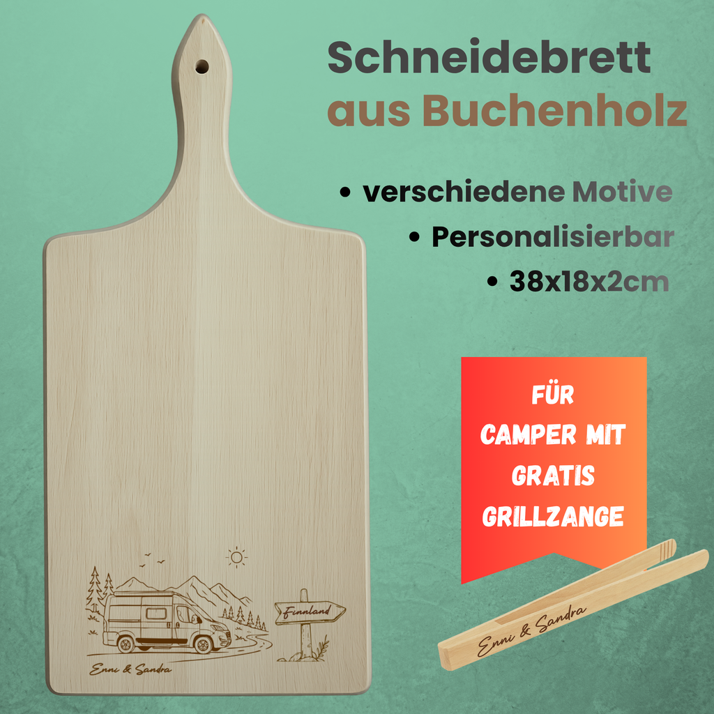 Servierbrett für Camper