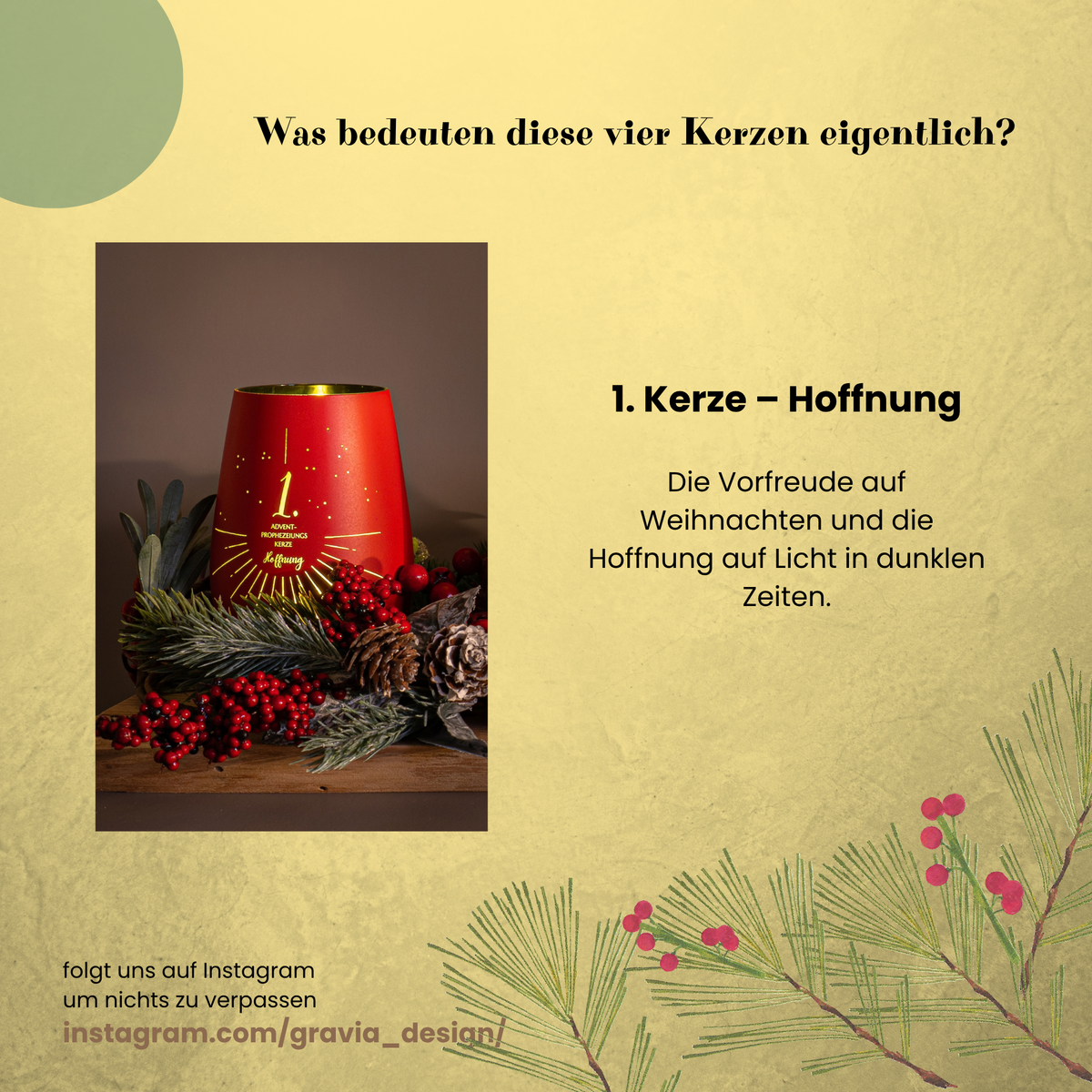 Adventslichter für Adventskränze und Weihnachtsdekoration zum selber basteln (Kopie)