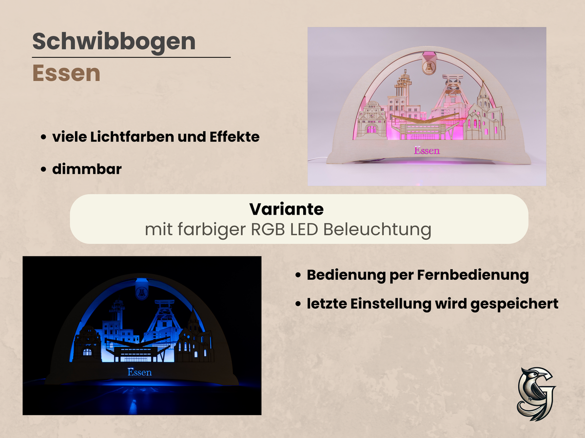 Schwibbogen Essen – beleuchtete Wahrzeichen deiner Heimat
