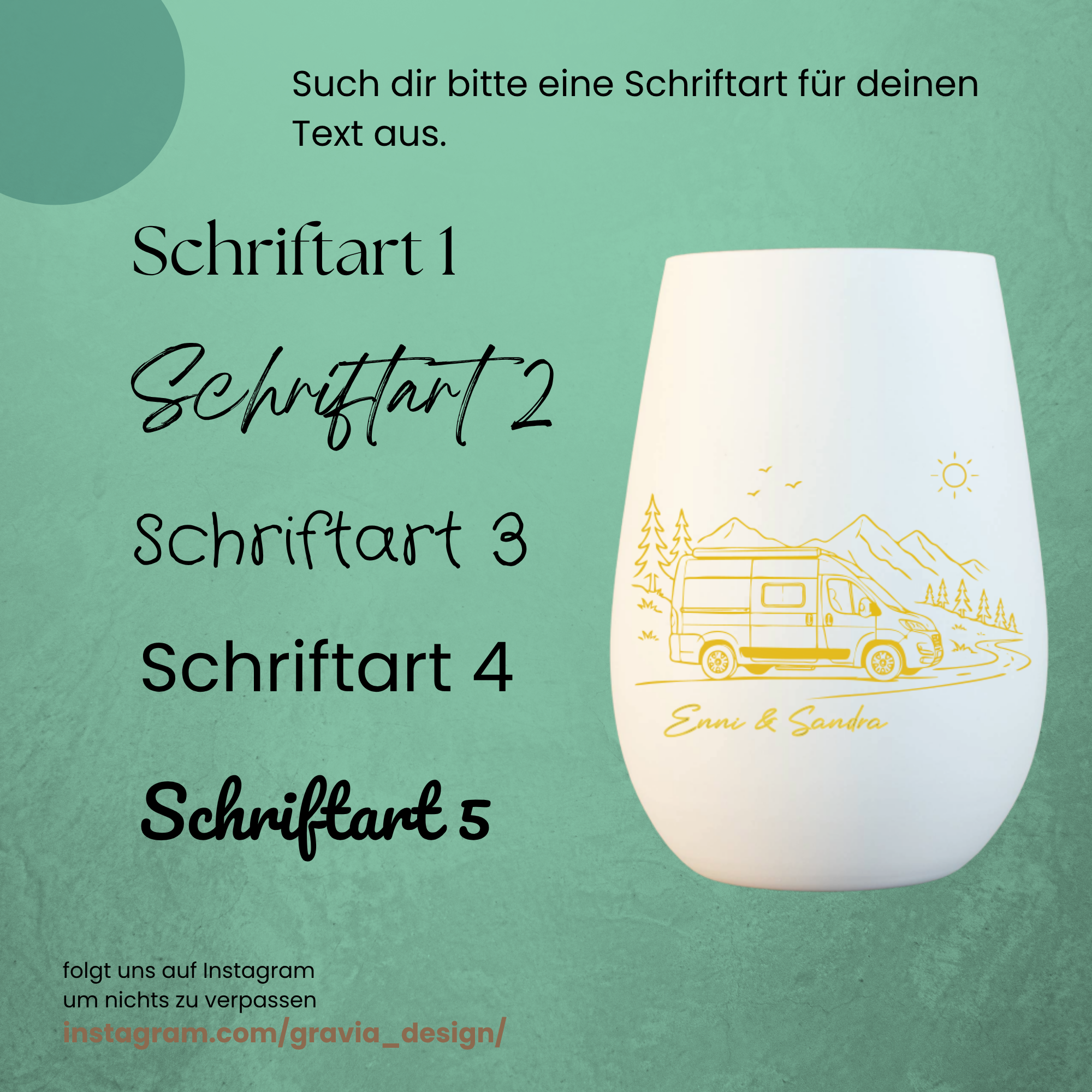 Windlicht Camper