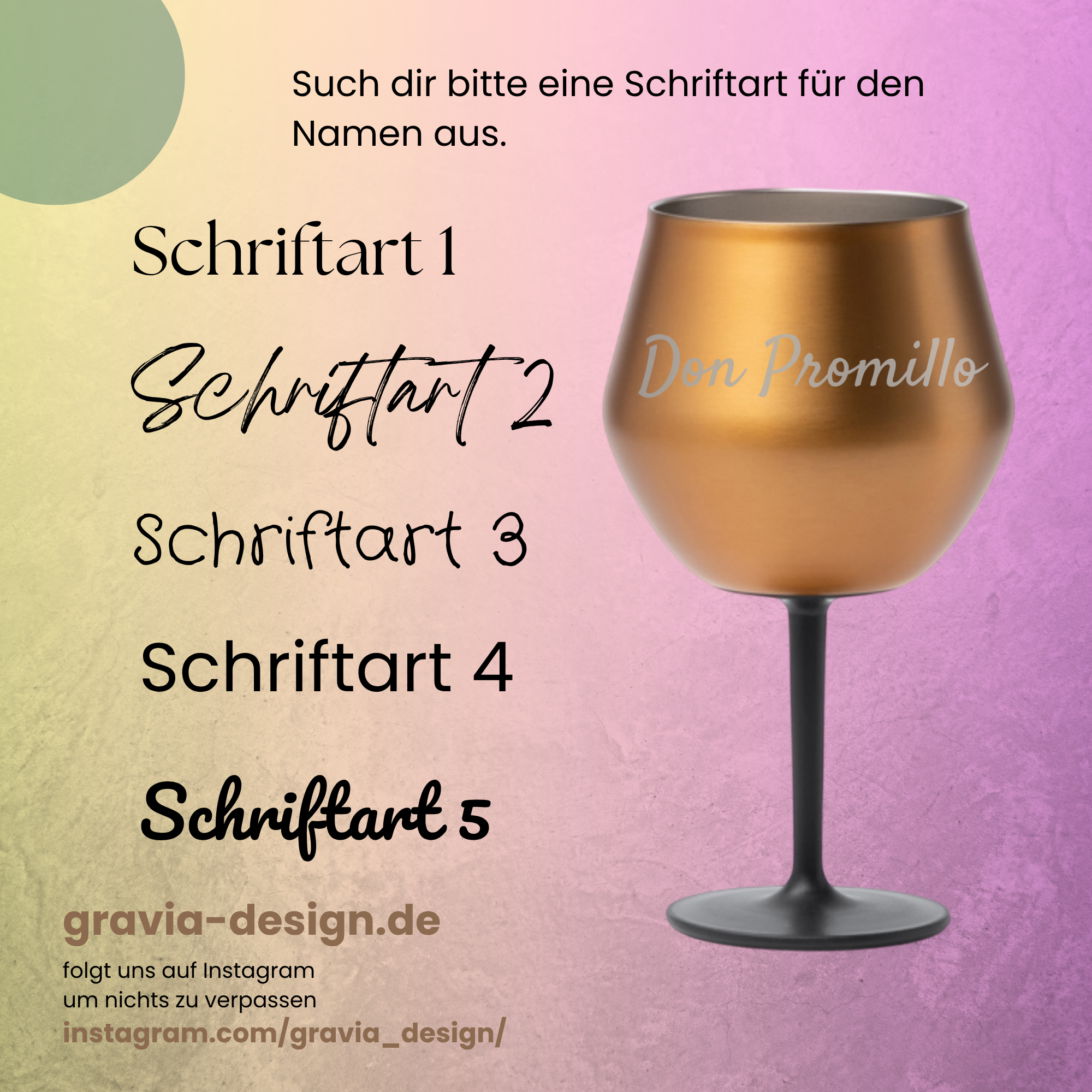 Edelstahl Glas Festival Edition – doppelwandig, bruchsicher & mit abnehmbarem Stiel