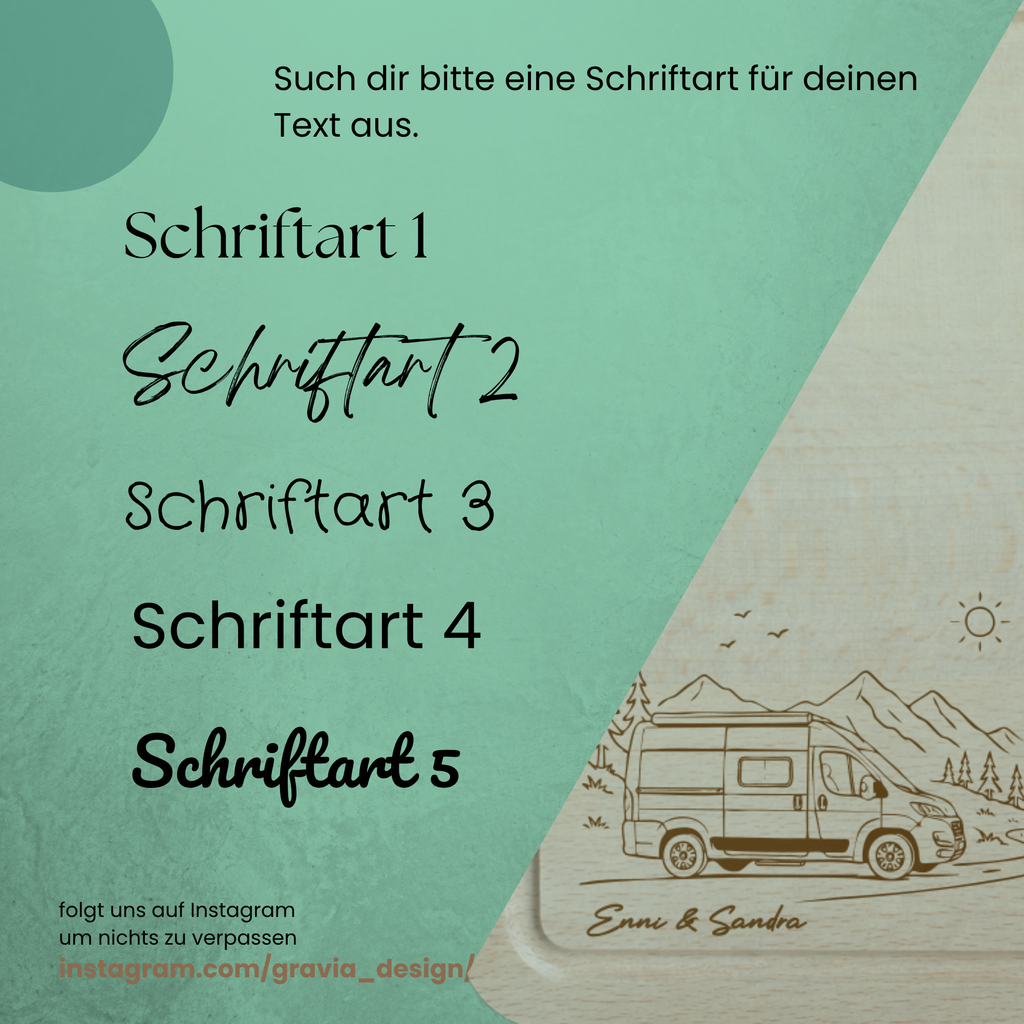 Schneidebrett für Camper
