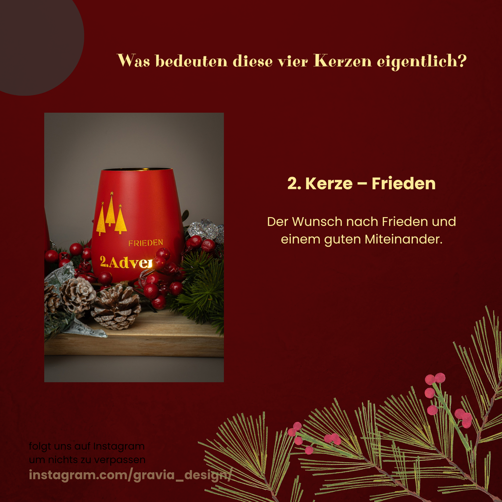 Adventslichter für Adventskränze und Weihnachtsdekoration zum selber basteln