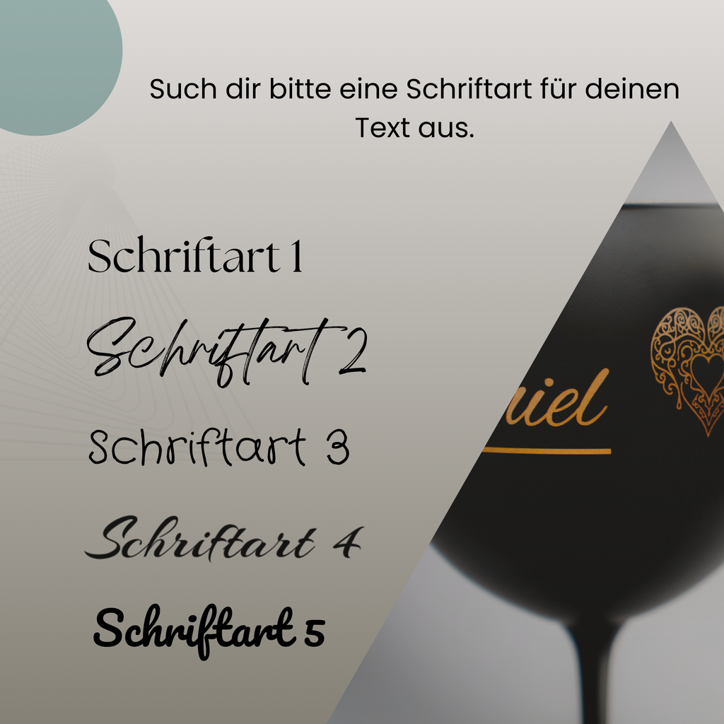 Weingläser Set Gold personalisiert
