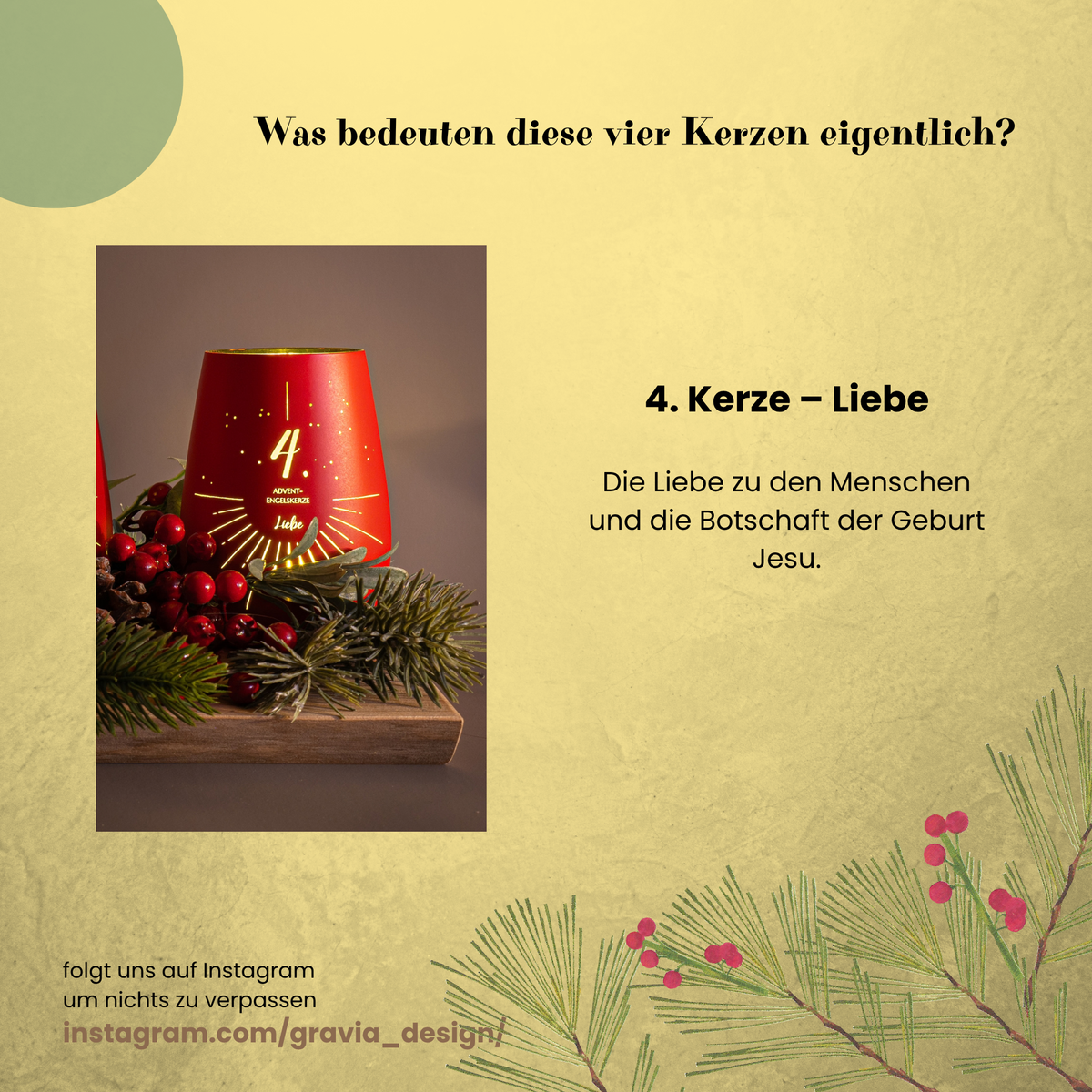 Adventslichter für Adventskränze und Weihnachtsdekoration zum selber basteln (Kopie)