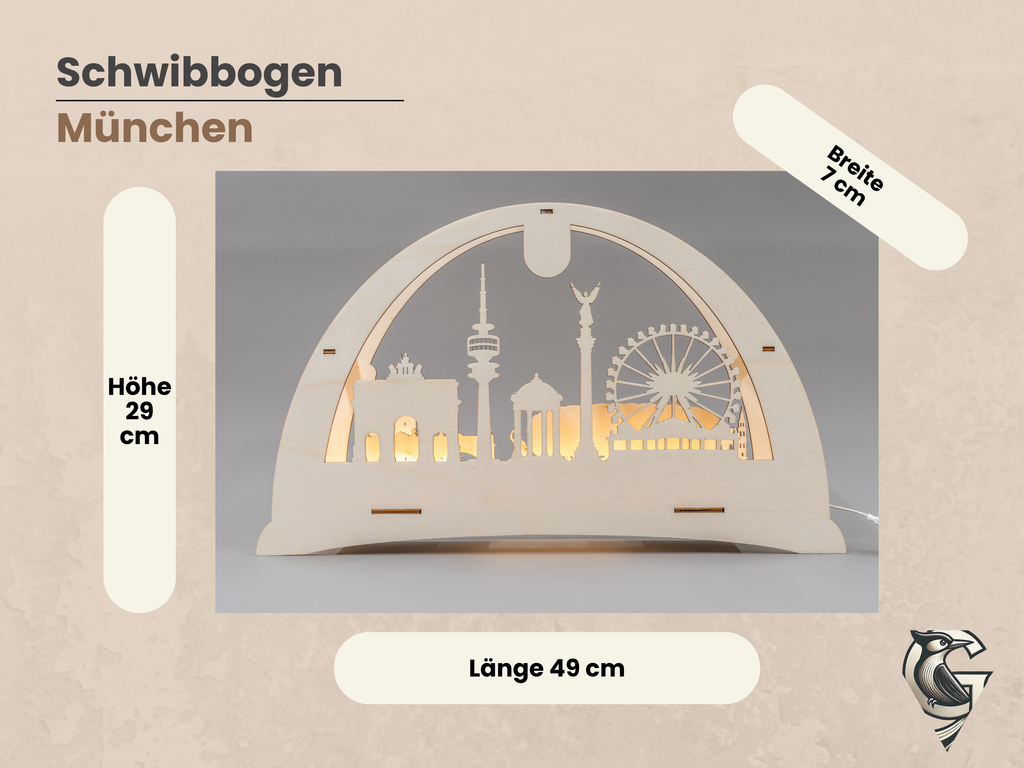Schwibbogen München – beleuchtete Wahrzeichen deiner Heimat