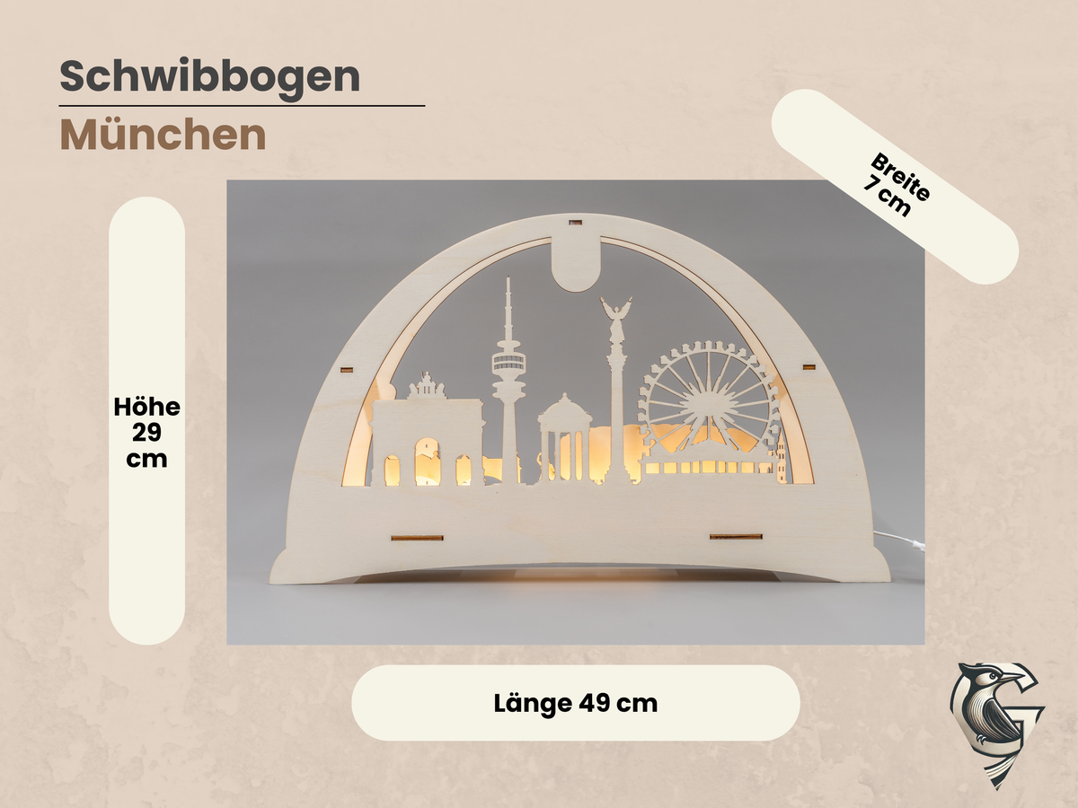Schwibbogen München – beleuchtete Wahrzeichen deiner Heimat