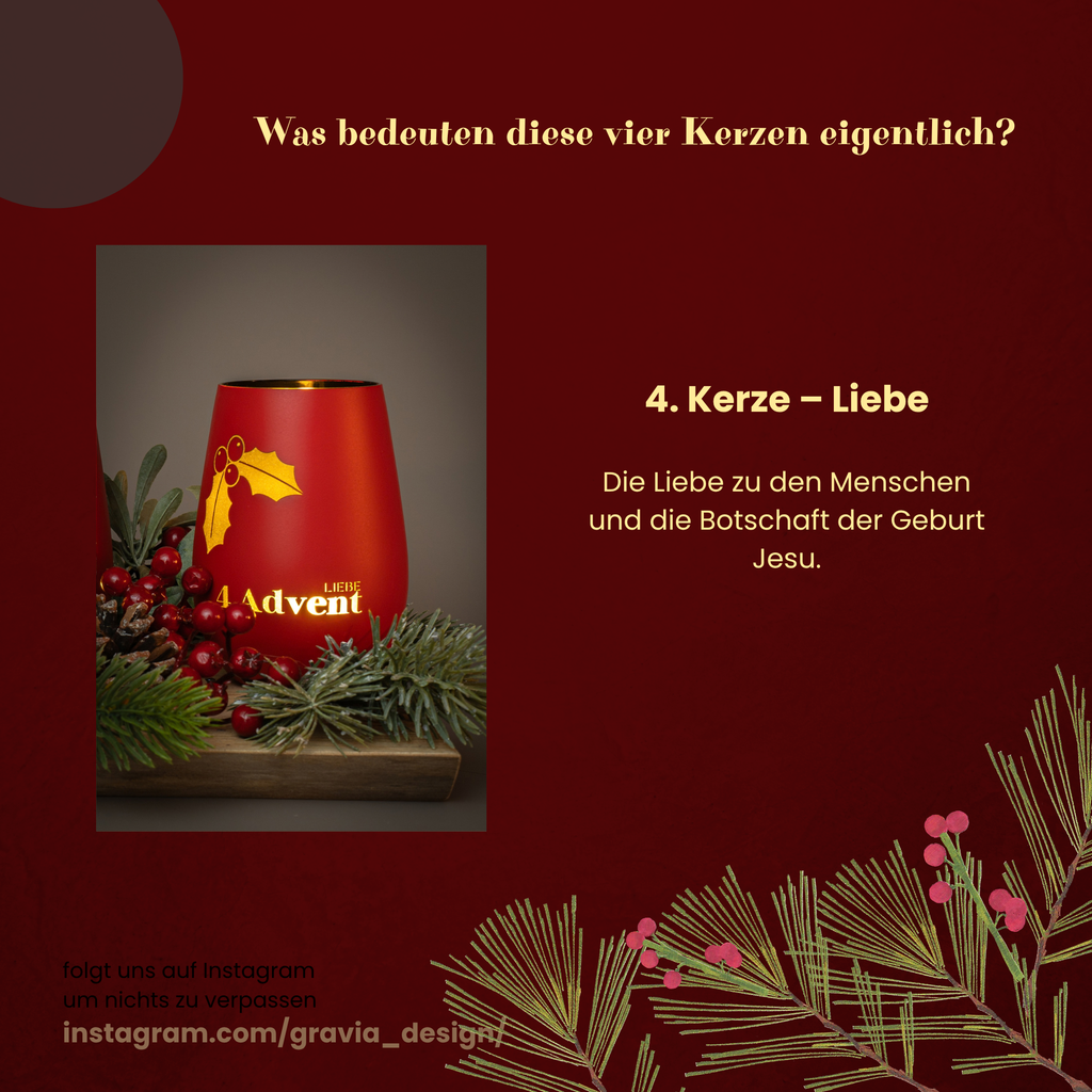 Adventslichter für Adventskränze und Weihnachtsdekoration zum selber basteln