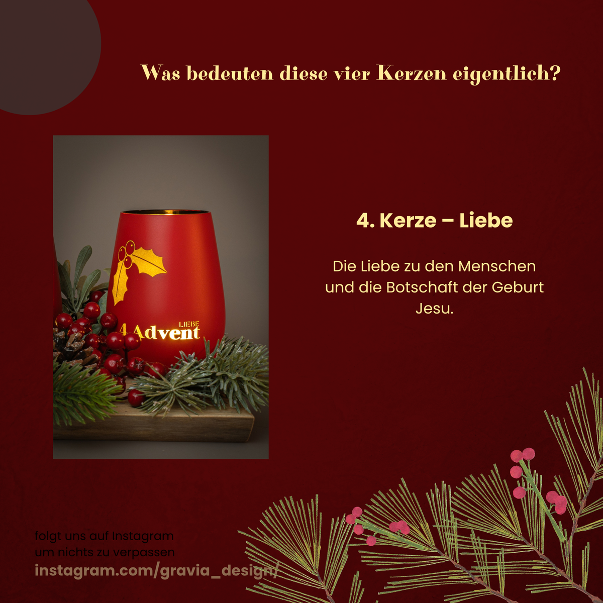 Adventslichter für Adventskränze und Weihnachtsdekoration zum selber basteln