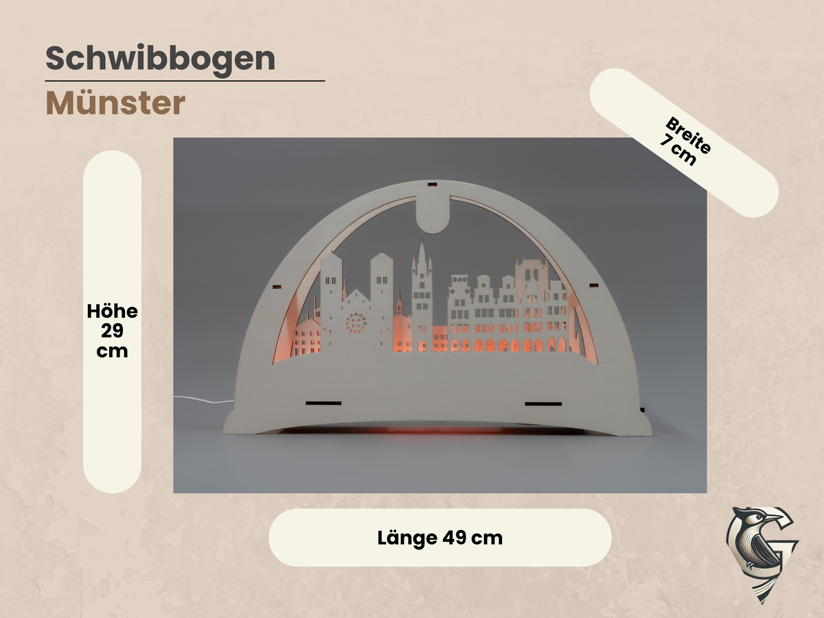 Schwibbogen Münster – beleuchtete Wahrzeichen deiner Heimat