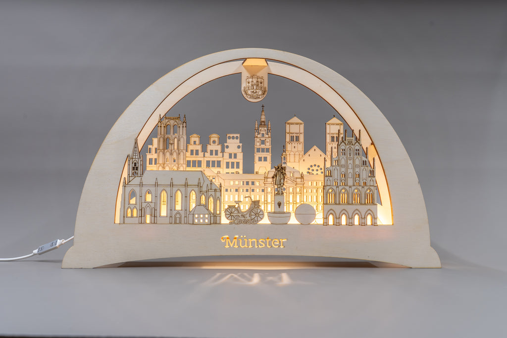 Schwibbogen Münster – beleuchtete Wahrzeichen deiner Heimat