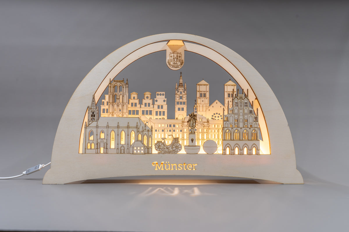 Schwibbogen Münster – beleuchtete Wahrzeichen deiner Heimat