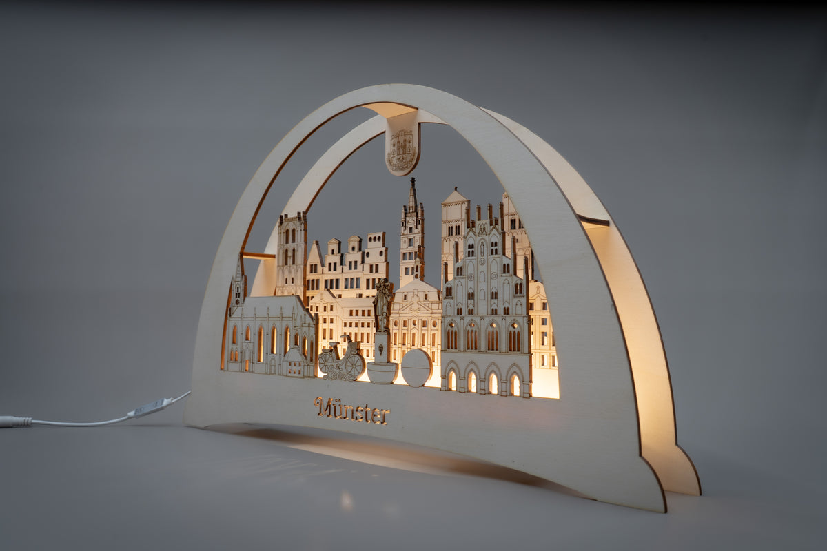 Schwibbogen Münster – beleuchtete Wahrzeichen deiner Heimat