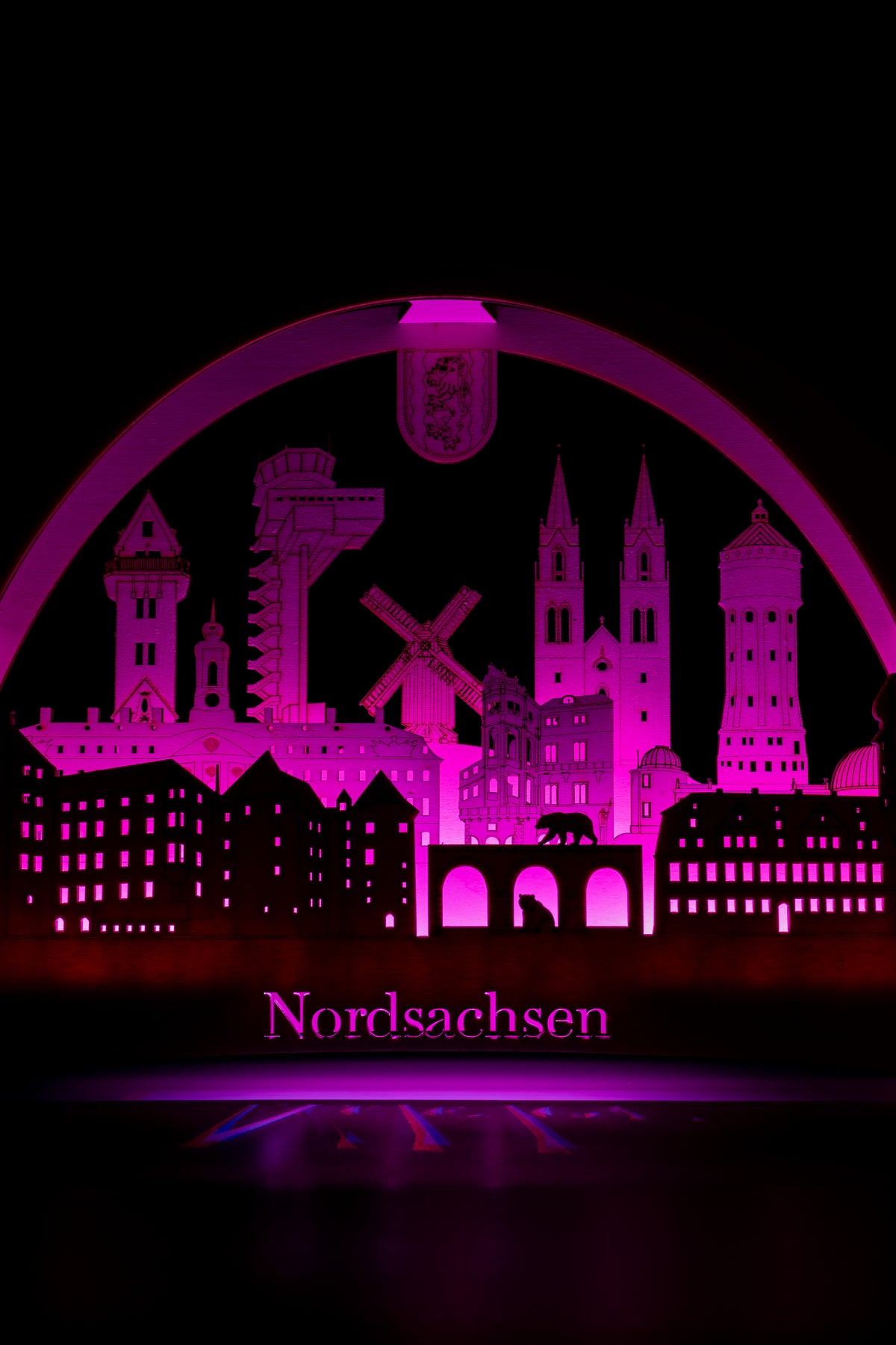 Schwibbogen Nordsachsen – beleuchtete Wahrzeichen deiner Heimat