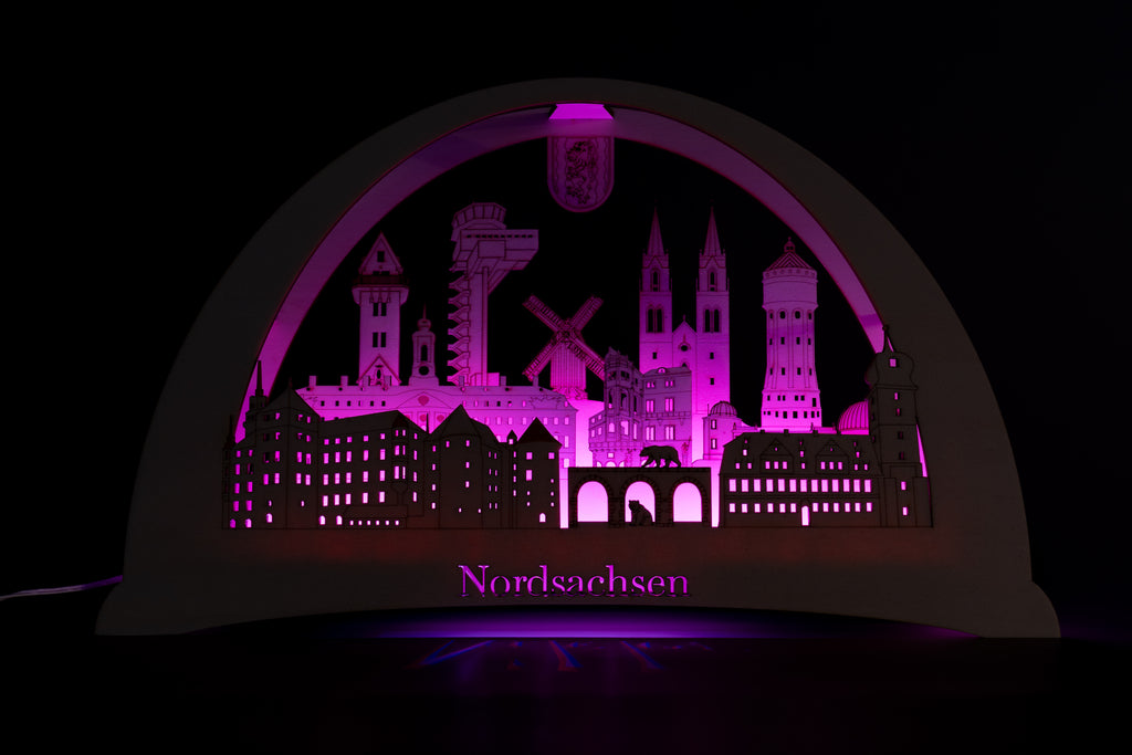 Schwibbogen Nordsachsen – beleuchtete Wahrzeichen deiner Heimat