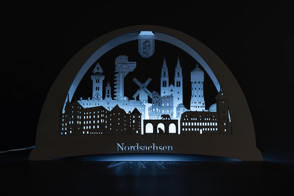 Schwibbogen Nordsachsen – beleuchtete Wahrzeichen deiner Heimat
