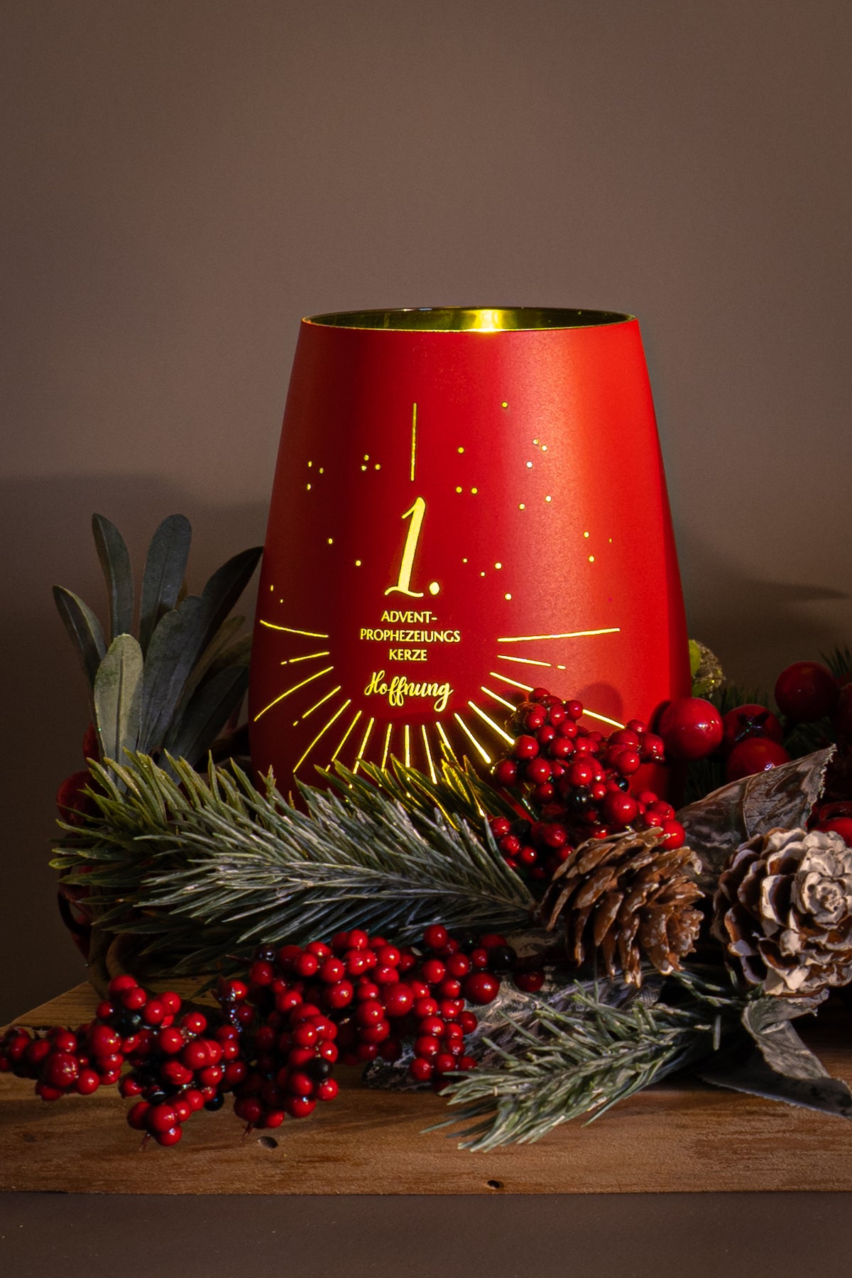 Adventslichter für Adventskränze und Weihnachtsdekoration zum selber basteln (Kopie)