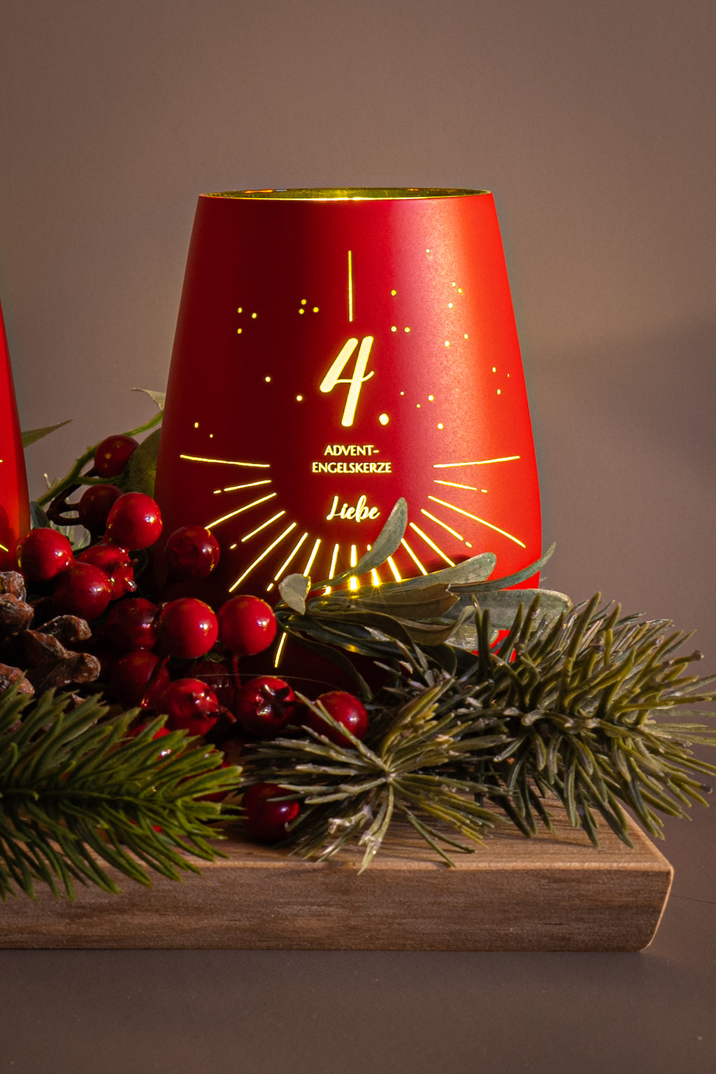 Adventslichter für Adventskränze und Weihnachtsdekoration zum selber basteln (Kopie)