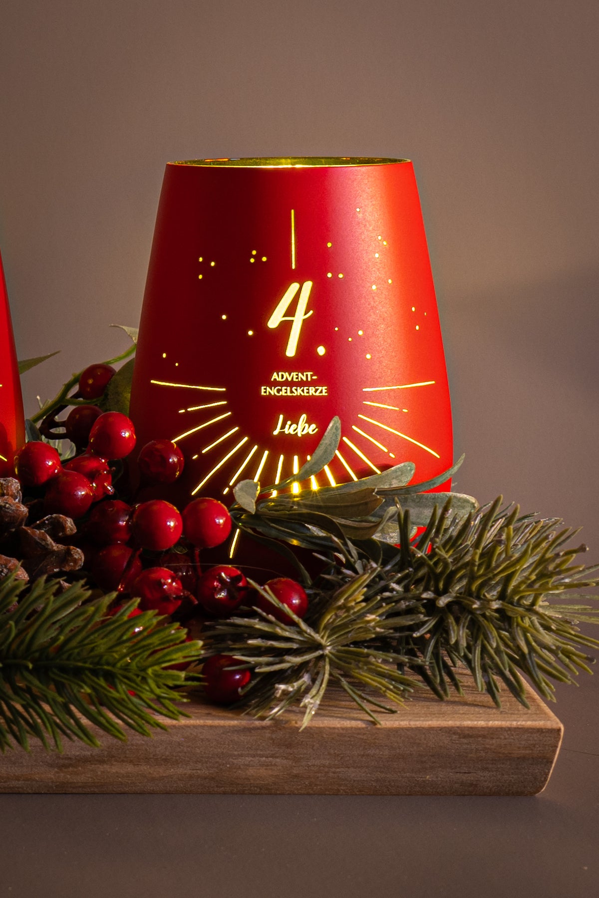Adventslichter für Adventskränze und Weihnachtsdekoration zum selber basteln (Kopie)