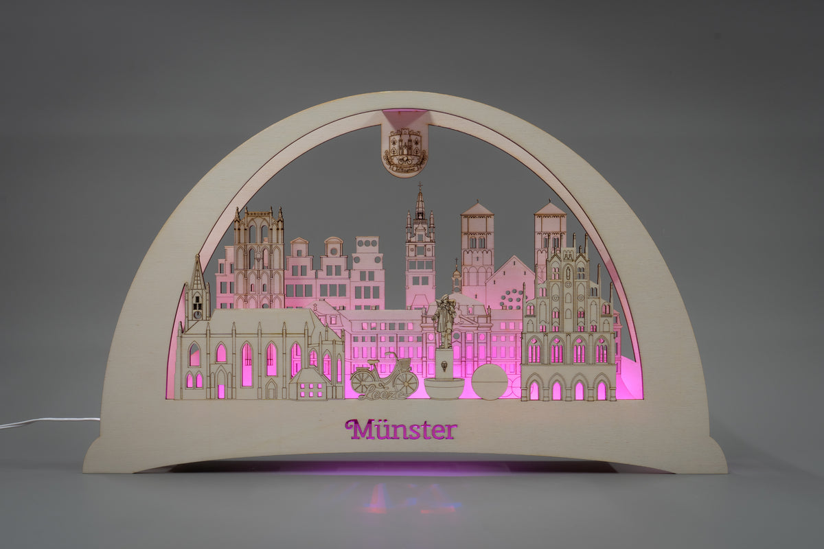 Schwibbogen Münster – beleuchtete Wahrzeichen deiner Heimat