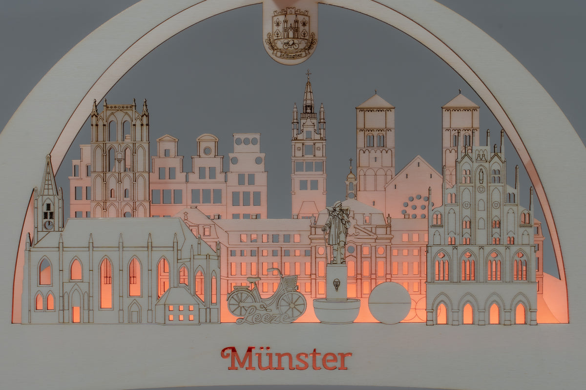 Schwibbogen Münster – beleuchtete Wahrzeichen deiner Heimat