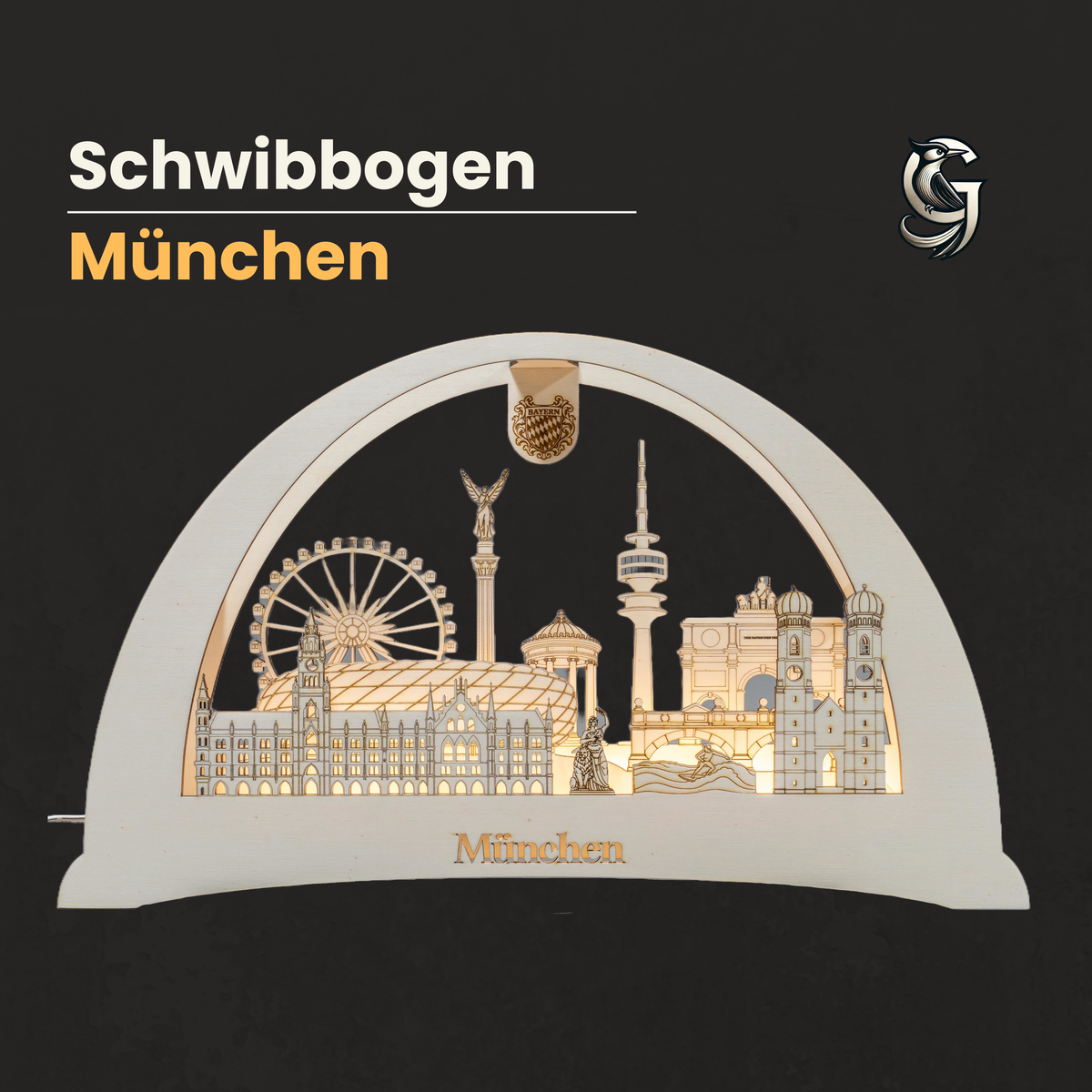 Schwibbogen München – beleuchtete Wahrzeichen deiner Heimat